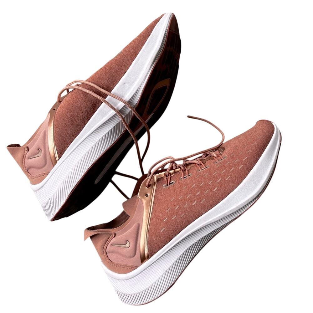 Nike EXP X14 Rose Gold Women Size 10 Running Shoes Y2K Athleisure Streetwear - Picture 2 of 10